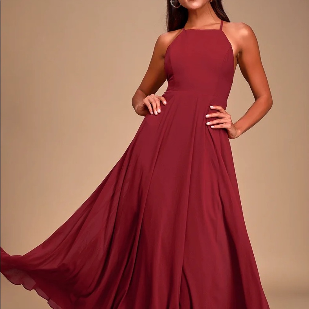 Lulus Mythical Kind of Love Plum Maxi Dress
